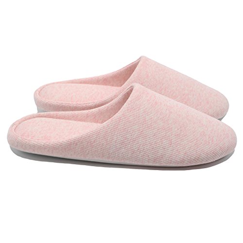 ofoot Zapatillas de casa para Mujer, Zapatos de casa Antideslizantes de algodón Lavable de Espuma viscoelástica