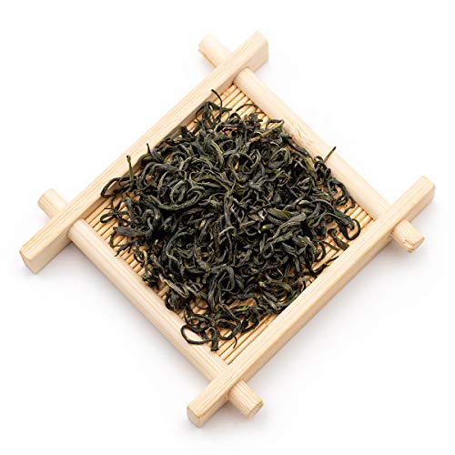 Oriarm 100g / 3.53oz Té Verde Chino Hojas Sueltas Laoshan Gree Tea - Cloud and Mist Tea Loose Leaf - Powerful Antioxidants Brew Hot or Iced Tea