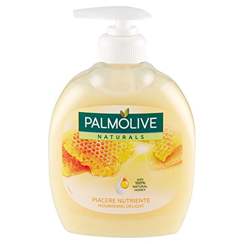 Palmolive Jabón Líquido Leche y Miel Dispensador – Paquete de 12 x 300 ml – Total: 3600 ml