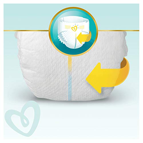 Pampers Premium Protection - Pañales (talla 6, 69 pañales, 13 kg, 2,477 kg)