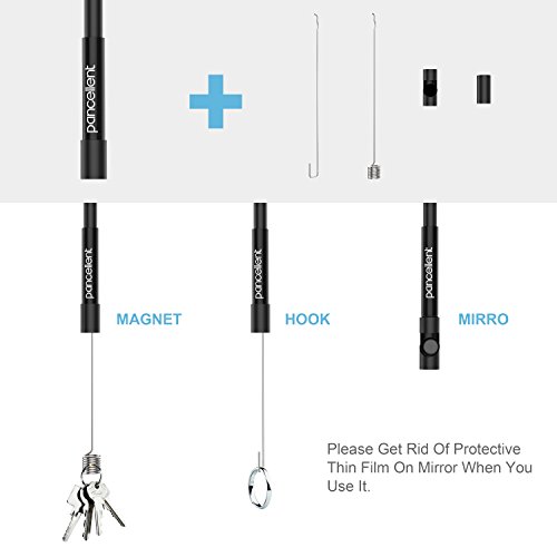 Pancellent USB Endoscopio 5.5mm 2 en 1 Impermeable Boroscopio Cámara De Inspección con 6 Led 3.5M Serpiente Cable y Adaptador USB para Teléfono Android Tableta Dispositivo