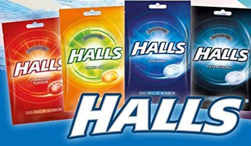 Paquete de prueba | Halls Dulces originales frescos sin azúcar 4x65 g / dulce fresco