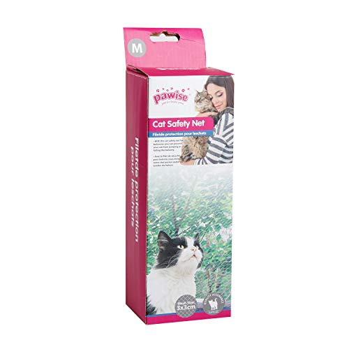 Pawise - Red de protección para Gatos, Transparente