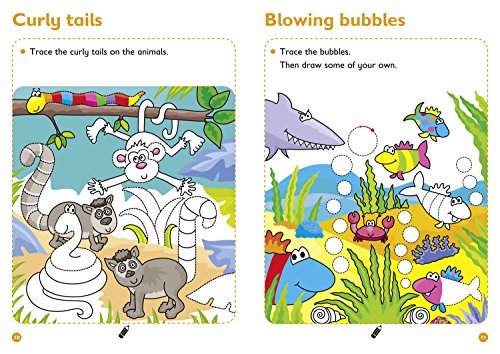 Pen Control Age 3-5 Wipe Clean Activity Book: Prepare for Preschool with easy home learning (Collins Easy Learning Preschool)