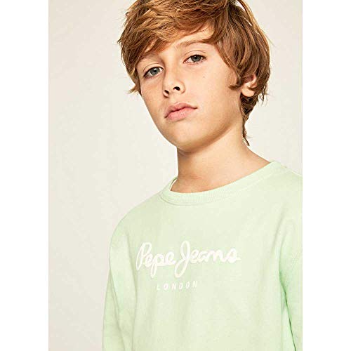 Pepe Jeans Cameron Sudadera, Verde (613menthol 613), 4-5 años (Talla del Fabricante: 4) para Niños