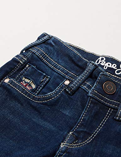 Pepe Jeans Emerson Jeans para Niños, Azul (Dark Used Denim 000), 12 años (Talla fabricante: 12y/XS/152)