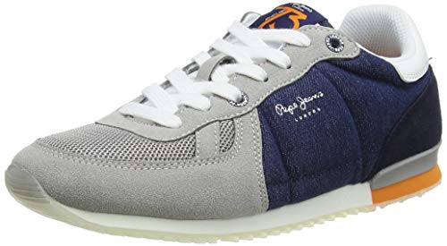 Pepe Jeans London Sydney Boy, Zapatillas para Niños, Azul (Denim 000), 38 EU