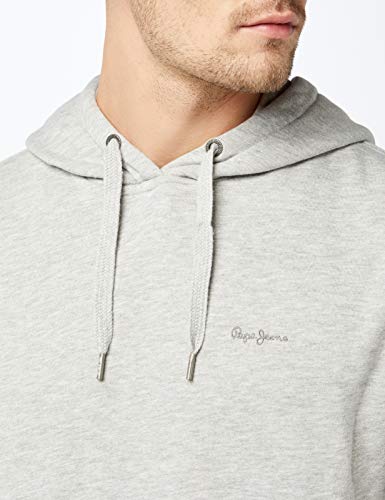 Pepe Jeans Thru Mens PM581155 Sudadera con Capucha, Gris (Grey Marl 933), X-Small para Hombre