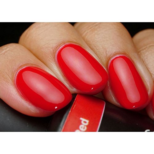 Pink Gellac – Esmalte de uñas de gel Lady de color rojo, de 15 ml