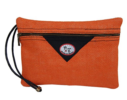 Plan B, Bolso de Mano, Clutch Valencia, 23 X 17 cm, con 2 Compartimentos, Naranja