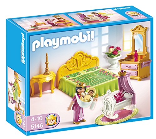 PLAYMOBIL - Habitación Real con Cuna, Set de Juego (5146)