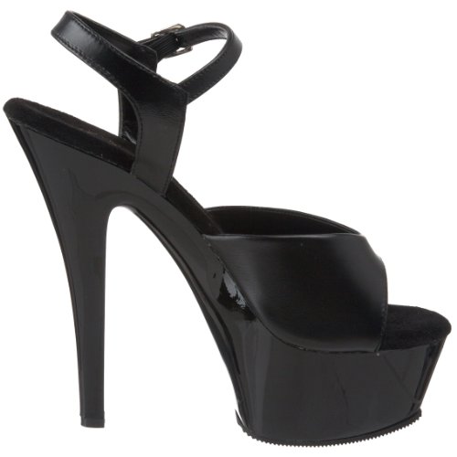 Pleaser KISS-209 KISS-209/B/LE - Sandalias de Vestir para Mujer