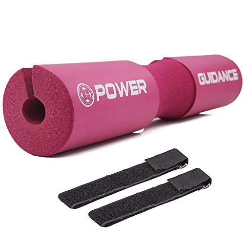 POWER GUIDANCE Barbell Squat Pad Protectora del Cuello y del Hombro Ideal para Squats, Lunges, Hip Thrusts, Levantamiento de Pesas