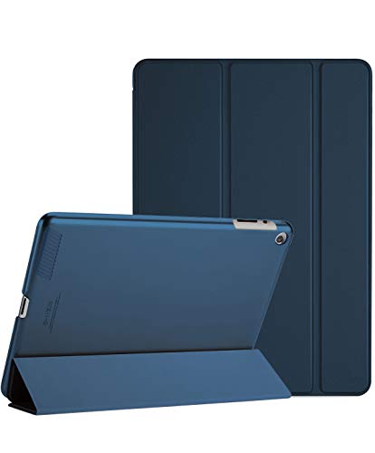 ProCase Funda iPad 2 3 4 - Carcasa Folio Ligera Delgada con Tapa Inteligente Reverso Translúcido Esmerilado Soporte para 9,7" Apple iPad 2/iPad 3/iPad 4 (Modelos Antiguos) –Azul Marino