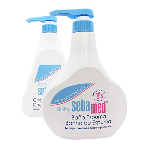 PROMO BABY SEBAMED BAÑO ESPUMA 500ML+CHAMPU SUAVE 500ML