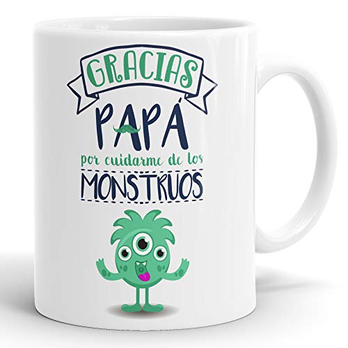 REGALOS ESTRELLA AZUL Taza día del Padre Regalo para Papa, Papa te Quiero, al Mejor papá del Mundo, Regalos Padres, Regalos día del Padre, te Quiero Papa, Taza con Frases (Gracias papá)