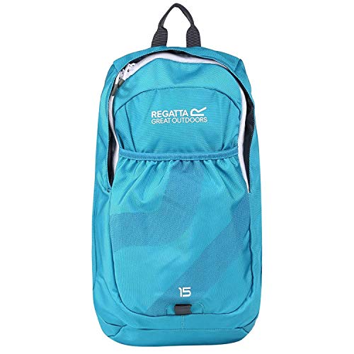 Regatta - Mochila de 15 litros modelo Bedabase II (Talla Única) (Azul agua/Blanco)