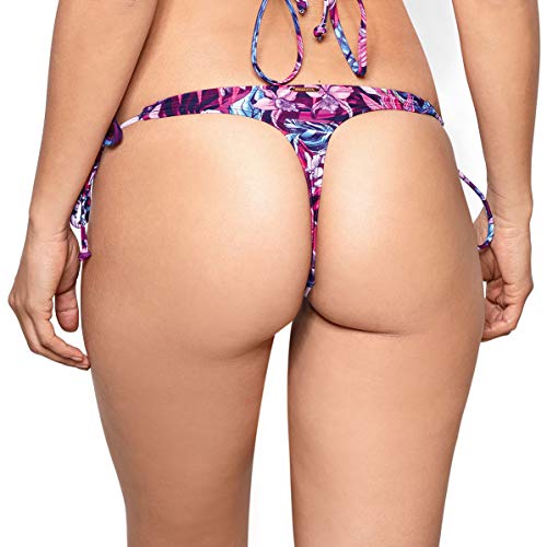 RELLECIGA ba?Ador Braguita Bikini para Mujer Tangas Thong Bottom Rio M/L