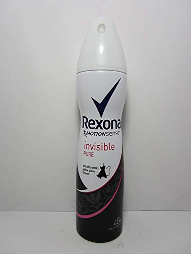 REXONA WOMEN MotionSense INVISIBLE PURE 48h ANTI-PERSPIRANT SPRAY 5.0 Oz / 150 ml by Rexona Women