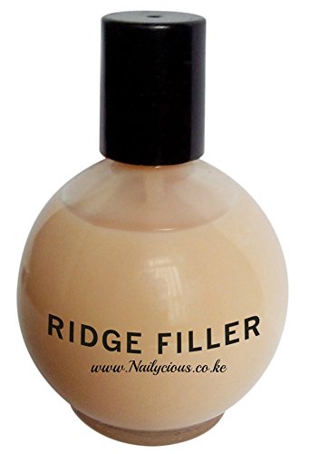 Ridge Filler para uñas, color de rosa Natural 75 ml/2.5oz salón tamaño, tamaño profesional, extremadamente brillante.