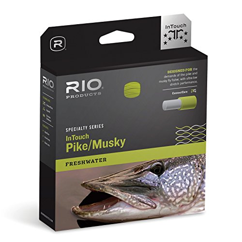 RIO Products Fly Line Intouch - Fregadero de lucio y almizcle Wf10I/S6, color negro y amarillo