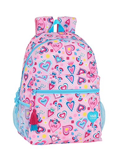 safta 612036387 Mochila Adaptable a Carro Vicky Martín Berrocal, Rosa