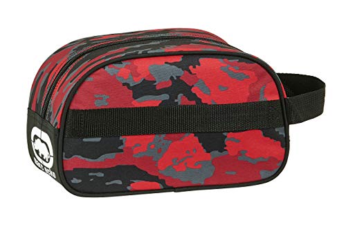 Safta Neceser Escolar Infantil Mediano con Asa de Ecko Unltd, 260x120x150mm, Multicolor (Camuflaje)