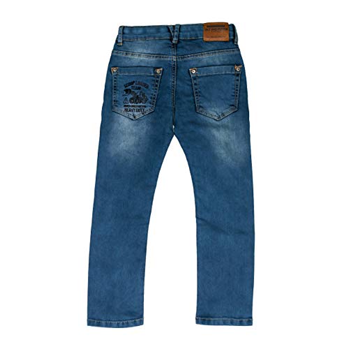 Salt & Pepper Mit Traktor Badge Jeans, Azul (Original 099), 92 para Niños