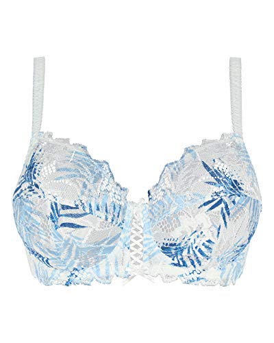 Sans complexe Arum Mosaic, Sujetador Mujer, Azul (Imprime Palmes Bleues Gvp), 75D (Taille Fabricant: 90D)