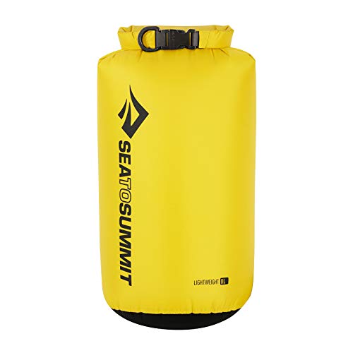 Sea to Summit Lightweight 70D Dry Sack-8 litros Saco Montañismo, Alpinismo y Trekking, Adultos Unisex, Yellow, 8 Liters