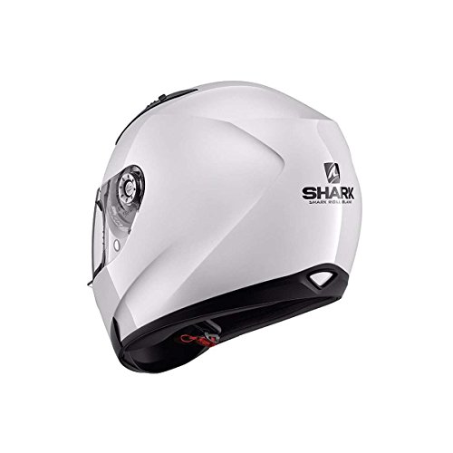 SHARK NC Casco per Moto, Hombre, Blanco, XS