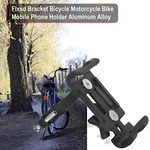 Shenykan Soporte Fijo Universal para Bicicleta, Motocicleta, Bicicleta, Soporte para teléfono móvil, Soporte para Manillar, Soporte de aleación de Aluminio, Soporte para teléfono Inteligente