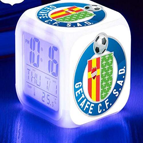 shiyueNB Toy Royal Club 7 Reloj Digital con Flash de Color LED Reloj Despertador La Liga Relojes de fútbol/Soccer Orden