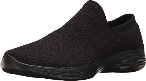 Skechers You, Zapatillas sin cordones para Mujer, Negro (Bbk), 38 EU