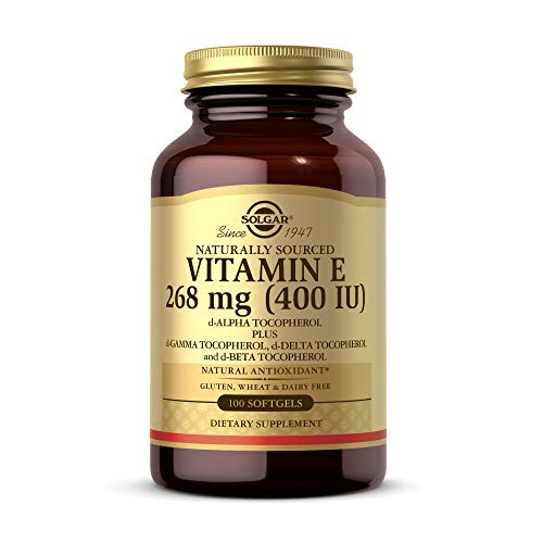 Solgar - vitamina E d-Alpha IU de tocoferol 400 - 100 cápsulas