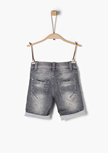 s.Oliver Hose Kurz Pantalones Cortos de Jean, 96z7 Dark Gres Denim, 116/ Reg para Niños