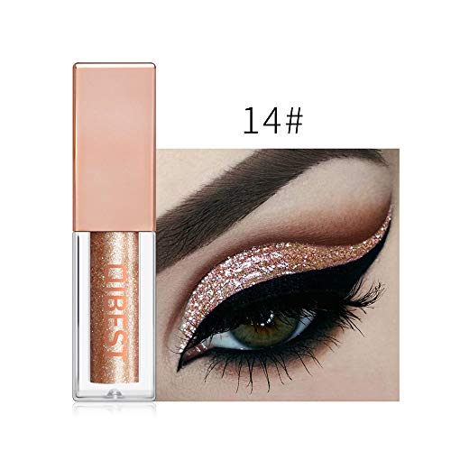 Sombra Ojos Metallic Shiny Smoky Eye Eyeshadow Glitter Eyeliner líquido Nueva gradiente de Dos Colores Palo Shimmer Paleta respetuosos del Medio Ambiente Make Gradient Cream Paleta