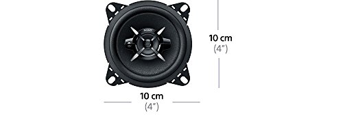 Sony XS-FB1030 - Altavoces coaxiales de 3 vías (220W, 10 cm), Negro