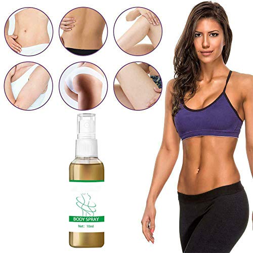 Spray Herbario para La PéRdida de Grasa, Spray Corporal para La EliminacióN de La Celulitis, Aceite Esencial para La PéRdida de Peso, Potenciador Del Metabolismo para Todo El Cuerpo (3 piezas)