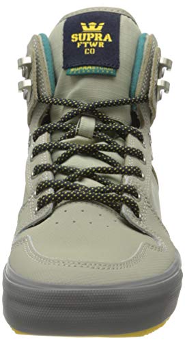 Supra Vaider CW, Zapatos de Skate Unisex Adulto, Stone Dk Grey, 43 EU