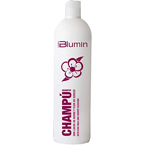 Tahe Blumin Urban Champú de Leche de Arroz y Flor de Cerezo para Cabellos Normales o Secos Brillo y Aroma Agradable 1000 ml