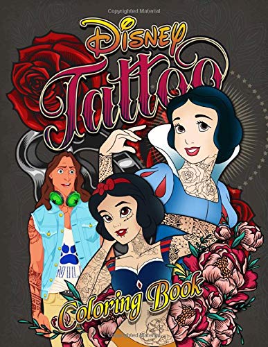 Tattoo Coloring Book: Color Wonder Relaxation Tattoo Coloring Books For Adults And Kids 8.5" X 11"