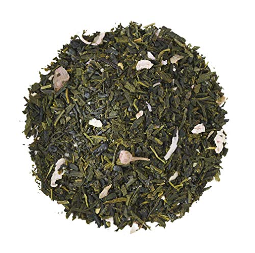 Té de hoja Sakura (de flor de cerezo) de CHILL TEA Tokyo - Té verde de hojas sueltas 100% japonés - Delicioso sabor frutal y floral (100g)