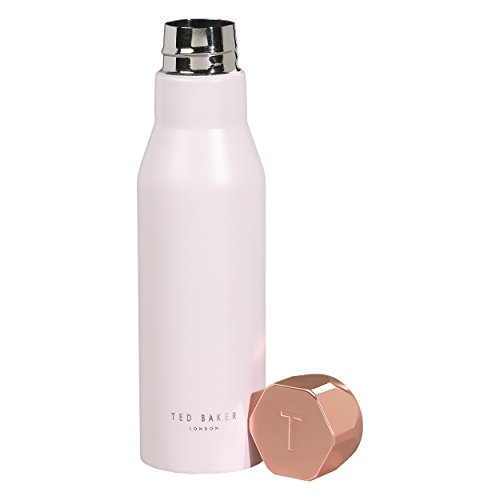 Ted Baker Unisex ted328 Botella de Agua con Tapa Hexagonal Cuarzo, Rosa, Medium