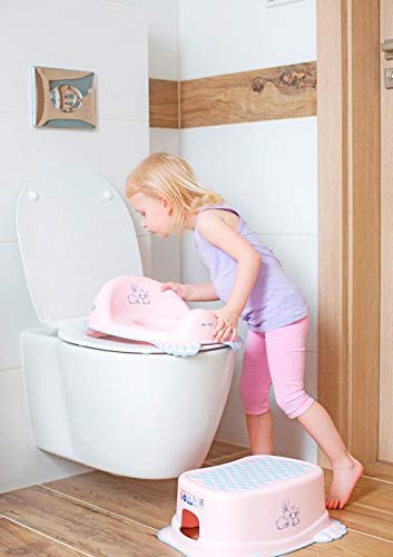 Tega Baby - Orinal infantil para entrenamiento de orinal, antideslizante y especialmente seguro, anatómico y ergonómico, de plástico de alta calidad, diseño: Peppa Pig - rosa