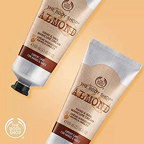 The body shop - Crema de manos y uñas de almendras, unisex, (100 ml)