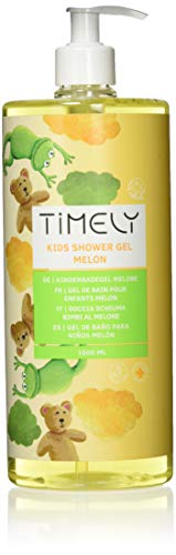 Timely - Gel de ducha hidratante con aroma de melón para niños