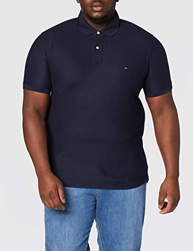 Tommy Hilfiger Core Hilfiger Slim Polo, Azul (Midnight 403), XXXL para Hombre