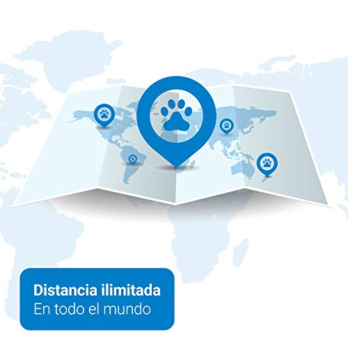 Tractive Localizador GPS para perros, rango ilimitado, seguimiento de actividad, resistente al agua (Último Modelo)