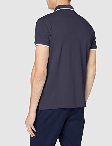 Trussardi Jeans by Trussardi Polo Piquet Pure Cotton Regul, Azul (Navy Blue U290), Medium para Hombre